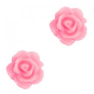 Kunsthars Roos kraal 10mm Hot pink